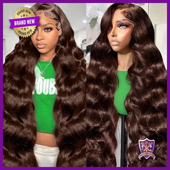 26 Inch Human Hair Lace Front Wig, 13x6 Pre Plucked Body Wave, 250 Density main image 6